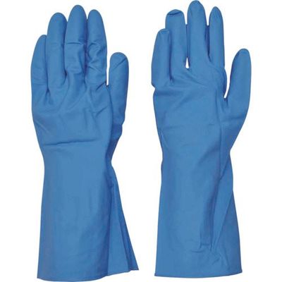 ダンロップホームプロダクツ ダンロップ ニトリルうす手 No.910 L ブルー 2966 1セット(10双) 854-8912（直送品）