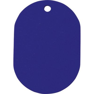 光 小判札 エンビ 青 KF20-1 1セット(100枚) 216-2185（直送品）