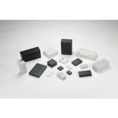 タカチ電機工業 タカチ ビス止めプラケース W50×H40×D70 ブラック TW5-4-7B 1個 850-3455（直送品）