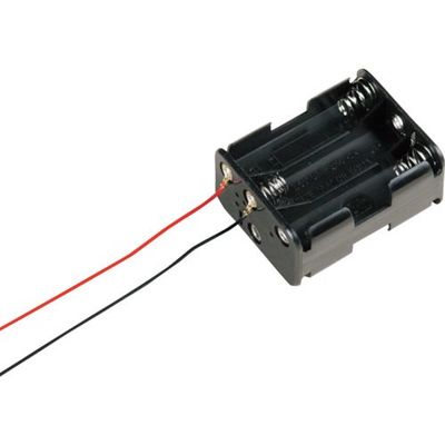 タカチ電機工業 タカチ リード線付電池ホルダー SN3-6B 1個 268-8924（直送品）
