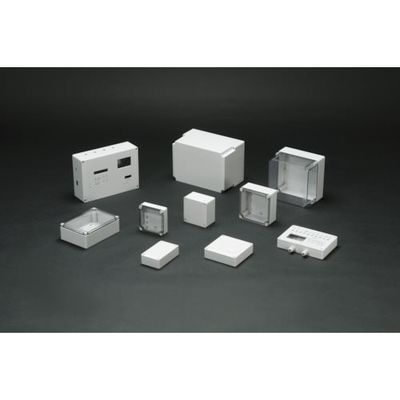 タカチ電機工業 タカチ 防水・防塵ポリカボックス ホワイトグレー 75×125×35 SPCP081304G 1台 850-3321（直送品）