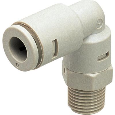 日本ピスコ PISCO チューブフィッティングケミカル エルボチューブ10MMネジR3/8 APL10-03 1個 818-1022（直送品）