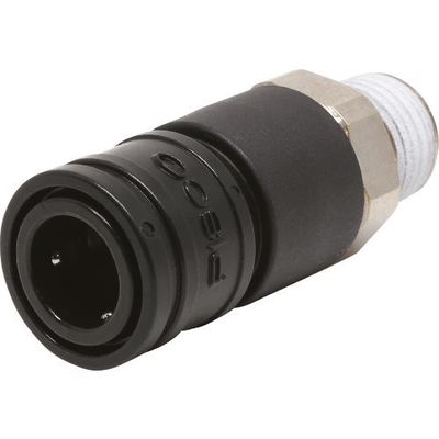 日本ピスコ ピスコ ライトカップリング ソケット テーパネジタイプ(15シリーズ) CPS15-02B 1個 818-1151（直送品）