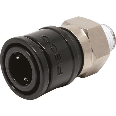 日本ピスコ ピスコ ライトカップリング ソケット テーパネジタイプ(20シリーズ) CPS20-02B 1個 818-1153（直送品）