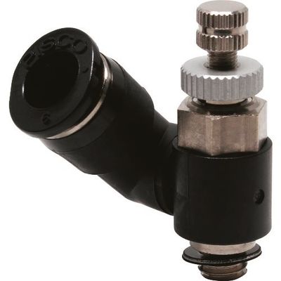 日本ピスコ ピスコ スロットルバルブ フリー チューブ6MMネジM5X08 JNS6-M5 1個 809-5500（直送品）