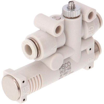 日本ピスコ ピスコ 真空発生器 破壊機能付 大気開放仕様ノズル07ポート4供給4廃棄4 VYL07-444 1個 809-5966（直送品）