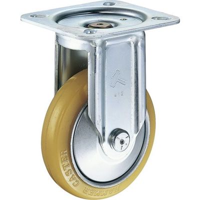 ハンマーキャスター ハンマー 固定式ウレタン車輪(ローラーベアリング)125mm 400SRP-URB125 1個 814-2247（直送品）