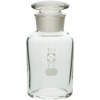 柴田科学 SIBATA 試薬びん 広口 60mL 10入 017070-60A 1箱(10個) 107-0138（直送品）