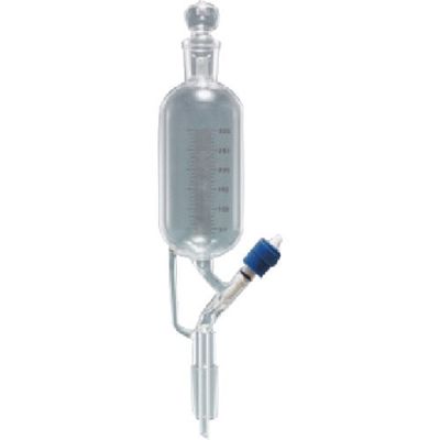 東京硝子器械 TGK 分液ロート 円筒 透明摺 300mL 目付下部摺 000-09-58-35 1個 190-3250（直送品）