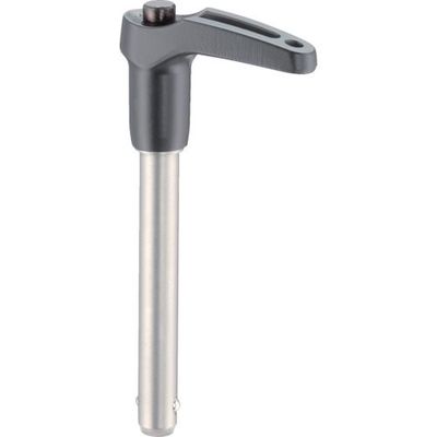 HALDER ボールロックピン セルフロッキング L形グリップ付 ピン径6 ワーク最大厚35 22340.0127 1個（直送品）