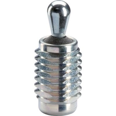 ロームヘルド・ハルダー HALDER スティールばね付プレッシャー・ピン オネジ、シール付 ねじ径M18X1.5 22150.0459 1個（直送品）