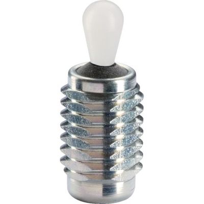 ロームヘルド・ハルダー HALDER スティールばね付プレッシャー・ピン オネジ、プラ、シール付 22150.0493 1個（直送品）