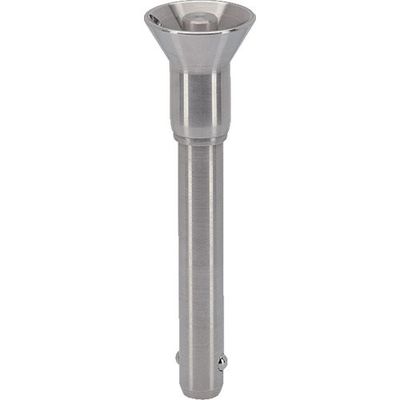 HALDER ボール・ロック・ピン セルフ・ロッキング保護グリップ付 ピン径6ワーク最大厚50 22350.1030 1個（直送品）