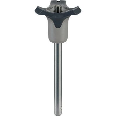 HALDER ボールロックピン セルフロッキング高強度型 グレー ピン径10ワーク最大厚40 22380.0328 1個（直送品）