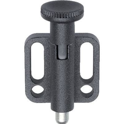 ロームヘルド・ハルダー HALDER インデックスボルト 水平カラー付 ノブ付、ホールド機構付 22110.0345 1個 108-1485（直送品）