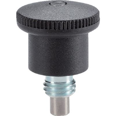 ロームヘルド・ハルダー HALDER インデックスボルト ミニ標準 ホールド機構付 鋼鉄、亜鉛メッキ 呼び寸7 22110.0648 1個（直送品）