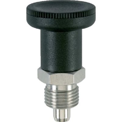 ロームヘルド・ハルダー HALDER インデックスボルト 六角カラー付 ホールド機構無 ステンレス鋼 22120.0248 1個（直送品）