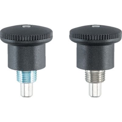 ロームヘルド・ハルダー HALDER インデックスボルト ミニタイプ ホールド機構無 ステンレス鋼 22110.0046 1個（直送品）