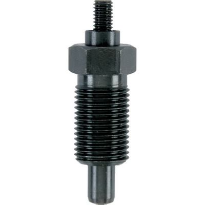 HALDER インデックスボルト 六角カラー付 ノブなしスチール 呼び寸4ネジ部M8×1長さ7 22110.0144 1個（直送品）