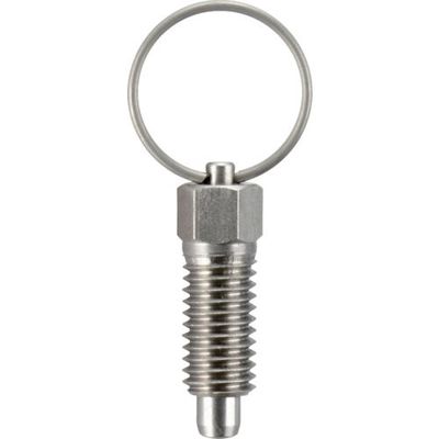 ロームヘルド・ハルダー HALDER インデックスボルト リング付 ホールド機構無 SUS 呼び寸4 本体M6 22120.0774 1個（直送品）