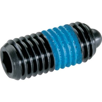 HALDER スプリングプランジャ スラストピン、六角穴付インチステン ボール径0.499 2B030.0254 1個（直送品）
