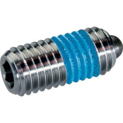 HALDER スプリングプランジャ スラストピン、六角穴付インチステン ボール径0.135 2B030.0376 1個（直送品）