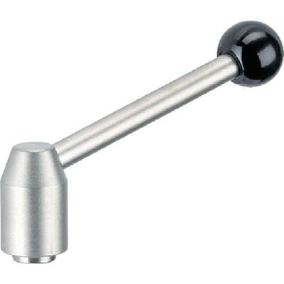 ロームヘルド・ハルダー HALDER 位置調節付クランピングレバー メネジ付 ステンレス鋼 24440.0602 1個 106-6596（直送品）