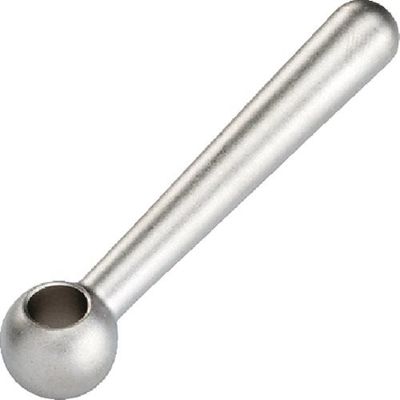 ロームヘルド・ハルダー HALDER ボールレバー DIN 99貫通穴付 形状L ステンレス鋼 24470.0206 1個 106-9661（直送品）