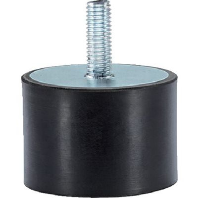 ロームヘルド・ハルダー HALDER ゴム バッファー 円筒形 オネジ付 25150.0422 1個 105-5650（直送品）