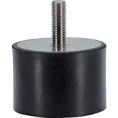 ロームヘルド・ハルダー HALDER ゴム バッファー 円筒形 オネジ付 25150.0471 1個 105-8886（直送品）