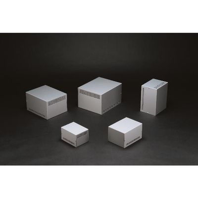 タカチ電機工業 タカチ 放熱穴付アルミケース メタリックシルバー MBH10-9-12 1台 197-3750（直送品）