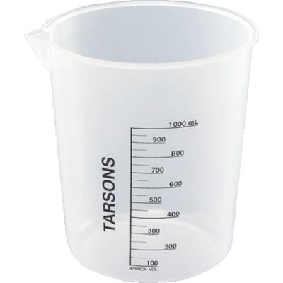 TARSONS ビーカー PP製 50ml 421010 1個 134-2928（直送品）