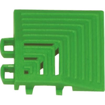 ミヅシマ工業 ミヅシマ ネパックマット コーナー グリーン 421-0120 1個 175-3031（直送品）