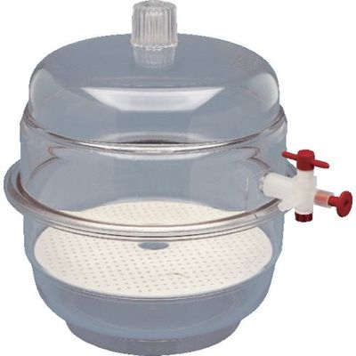 TARSONS 透明真空デシケーター(ストップコック付) 径150mm 403010 1個 134-6218（直送品）