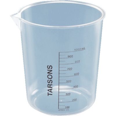 TARSONS ビーカー TPX製 10000ml 422070 1個 136-6710（直送品）