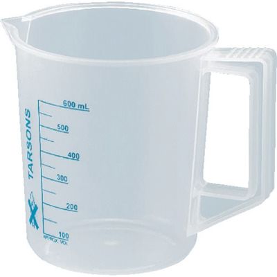 TARSONS 目盛付ビーカー(取っ手付) PP製 5000ml 431090 1個 136-6685（直送品）