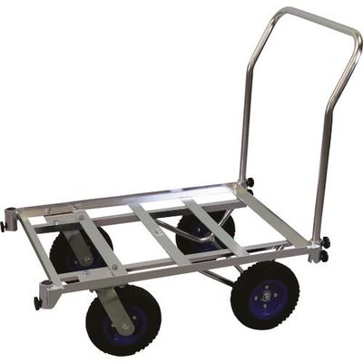 アルミス アルミ四輪キャリー2個積ノーパンク AK-44NPU 1台 139-0885（直送品）