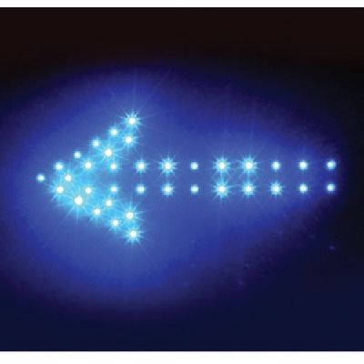 トーグ安全工業 トーグ LED矢印シート大 青 ARS-3 1枚 854-7508（直送品）