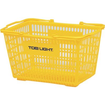トーエイライト トレーナーカゴ(黄) B4395 1個 362-1386（直送品）