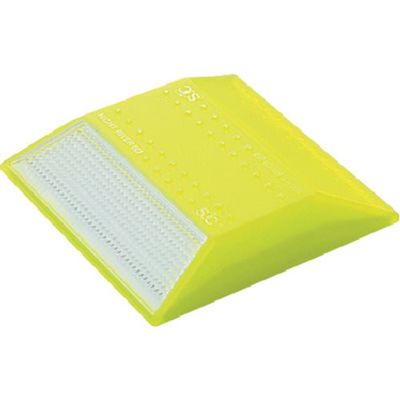 積水樹脂 積水 縁石鋲 ナイトリバーEX CR30S―L―W 本体黄緑 白片面反射タイプ 1個 404-4773（直送品）