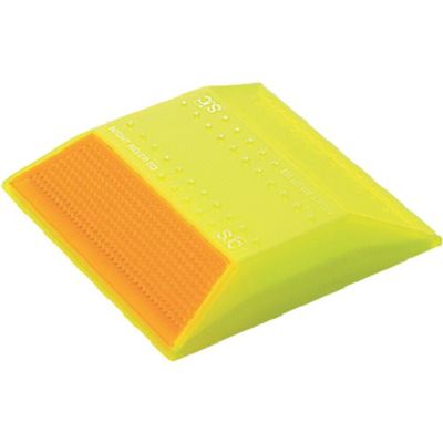 積水樹脂 積水 縁石鋲 ナイトリバーEX CR30S―L―Y 本体黄緑 黄片面反射タイプ 1個 404-4769（直送品）