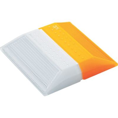 積水樹脂 積水 縁石鋲 ナイトリバーEX CR30W―WY―WY 本体白黄 白黄両面反射タイプ 1個 404-1606（直送品）