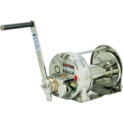 マックスプル工業 マックスプル ステンレス手動ウインチ(バフ研磨) SB-10 1台 851-9801（直送品）
