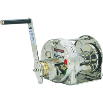 マックスプル工業 マックスプル ステンレス手動ウインチ(バフ研磨) SB-3 1台 851-9806（直送品）