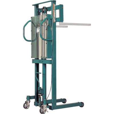 ビシャモン フォーク式リフター トラバーリフト(手動油圧式) 均等荷重250kg フォーク寸法550mm ストローク1500mm ST25（直送品）