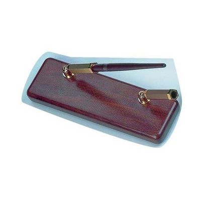 シンビ ウォルナッツペンスタンド WDー1162(2本立) 62-6293-43 1個（直送品）