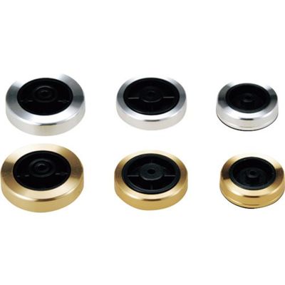 タカチ電機工業 タカチ アルミカバー付ビス止めゴム足 TC-1S 1袋(4個) 266-8486（直送品）