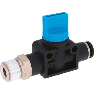 日本ピスコ ピスコ ハンドバルブ ストレートB3方弁チューブR1/4出力6 HV02-6 1個 148-1656（直送品）