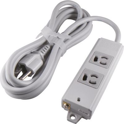 アメリカン電機 抜止形 OAタップ2ケ口 接地2P15A125V A8140 1本 134-7245（直送品）