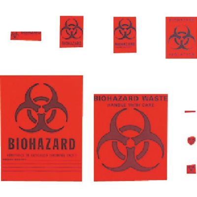 東京硝子器械 TGK バイオハザード・ラベル SBHー1 615-55-95-92 1組 184-5425（直送品）